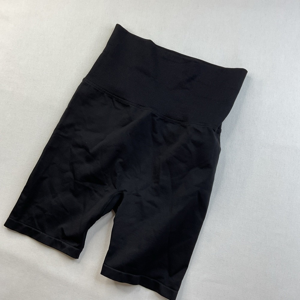 Victoria Secret Pink Biker Shorts Women Sz S Foldover Seamless Gym Athletic - Picture 7 of 8